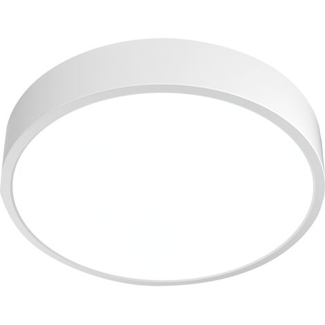Plafonnier LED blanc rond 40 cm 32W IP44 Italux Botta (1/2)