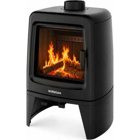 Poêle à bois NORDFLAM - ROMA 6 kW en Fonte - (1/5)