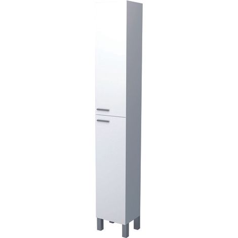 ONDEE ZEN - Colonne de rangement à poser AKTIVA - 30cm - Blanc - Mélaminé - Livré en kit