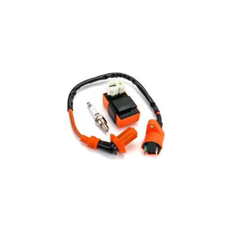 Bobina di accensione motore, sistema di accensione a candela per scooter, ATV, moto GY6 50CC 125CC 150CC - Crezuo