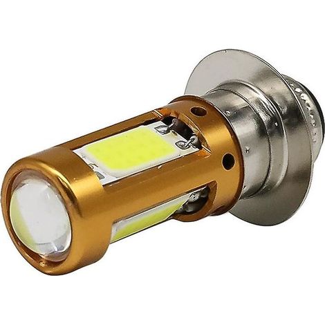 H6m Px15d P15d LED-Lampe für Motorrad-, Roller- und Mopedscheinwerfer, Fern-/Abblendlicht.