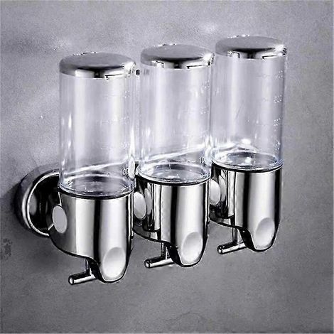 Dispensador de jabón de pared de 500-1500 ml. Dispensador de jabón para baño, gel de ducha y detergente.