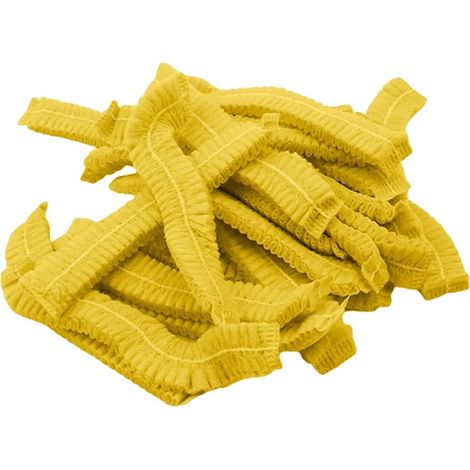 Gorros desechables, material transpirable, diseño ecológico, AMARILLO (1/2)