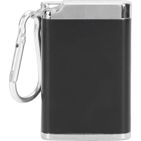 Mini boîte de Rangement, Petit conteneur Multifonctionnel pour Les Voyages en Plein air Camping en Alliage d'aluminium étanche à l'eau (Black) (1/5)