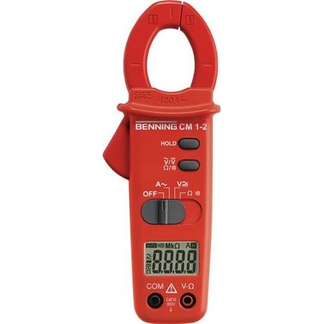 BENNING Stromzangenmultimeter CM 1-2 0,1 A-400 A CAT III 600 V - 44062 (1/3)