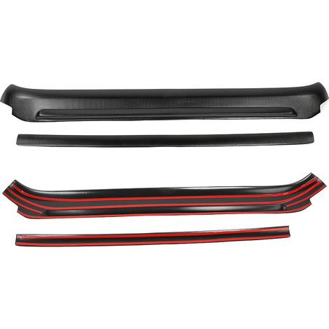 2 pièces de baguettes décoratives pour pare-chocs avant et cache-moteur, compatibles avec Jeep Wrangler JK 2007+ (1/5)