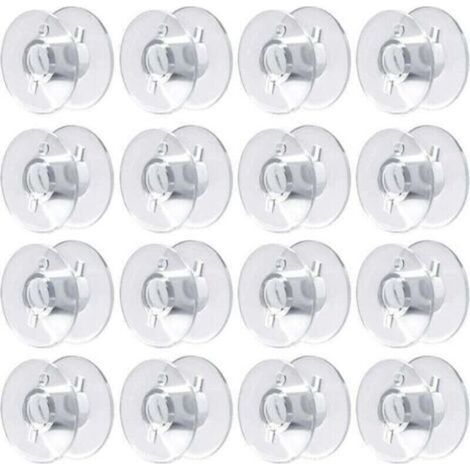 60 canettes pour machines à coudre, canettes en plastique compatibles avec les machines à coudre Brother, Singer, Kenmore, Janome et la plupart des autres marques. (1/5)