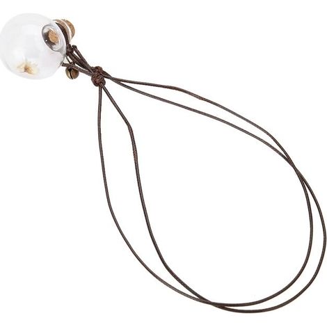 Bouteille de parfum de voiture - FAFEICY - Boule transparente - Fleur sèche - Suspendue cordon - 7x5x5 cm (1/5)