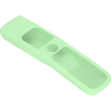 Étui de protection en silicone coloré et portable pour télécommande LG, écologique et portable, avec cordon, vert fluorescent. (1/5)