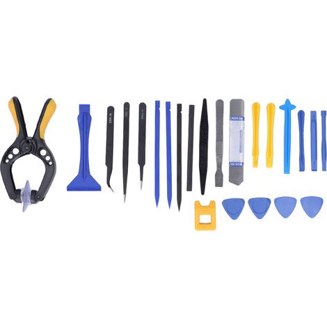 23PCS Kit de réparation démontage en acier inoxydable ABS pince smartphone outil d'entretien (1/5)