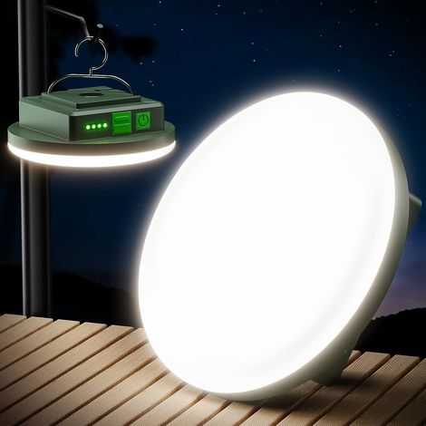 12000mAh Camping Lamp, 4000LM Ultrabright Rechargeable Outdoor Camping Lamp with 4 Modes & Magnetic Mount, IPX5 Waterproof Camping Lantern for Tents, Power Outages, Hiking, Emergencies