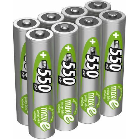 ANSMANN Akku AAA 550mAh Micro NiMH 1,2V – 1000x wiederaufladbar (8 Stück) (1/5)