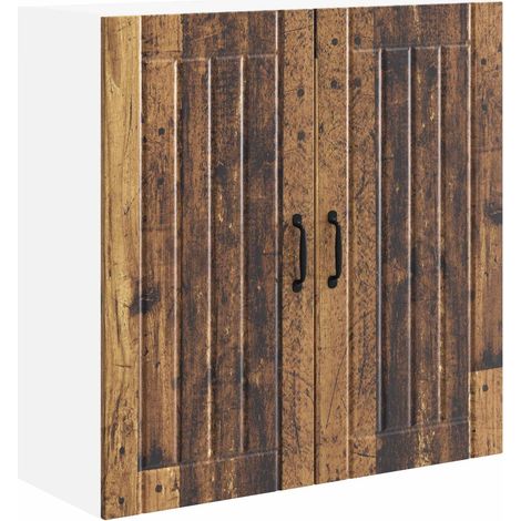 Maison Exclusive - Armario de Pared LUCCA Madera envejecida 80 x