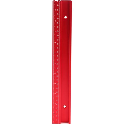 Rail de guidage en alliage d'aluminium type 45 pour le travail du bois, poignée de poussée, accessoires pour scie circulaire, fente de serrage, 300 mm