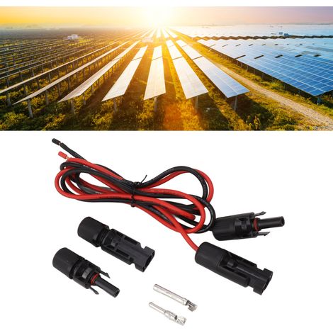 Das MC4-Verlängerungskabel erleichtert die Verwendung von Photovoltaik-Lade- und Energiespeicherkabeln. (1/5)