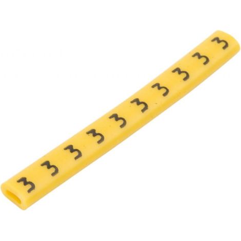 Kabelmarkierer OZ-0/3 gelb E04ZP-01020100400 (100 Stück)
