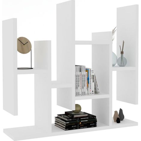 Mensola Riva, 6 Ripiani, 70x20x69h cm Bianco