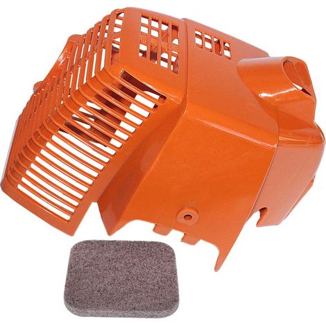 Cache moteur avec filtre à air 4137 080 1604 – compatible Stihl FC75 FS75 FS80 FS80R FS85 FS85R KW85 HL75 KM85 KM85R FS85T FS85RX HT70 HT75 FC85 FH75 SP85 SP85K KA85R HL75K SP81 (1/5)