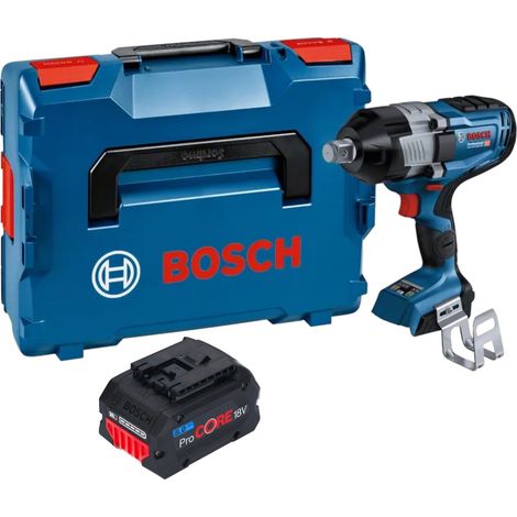 Bosch GDS 18V-1600 HC Avvitatore a impulsi professionale a batteria 18 V 1600 Nm 3/4'' BITURBO Brushless + 1x batteria ricaricabile ProCORE 8,0 Ah + L-Boxx - senza caricabatterie