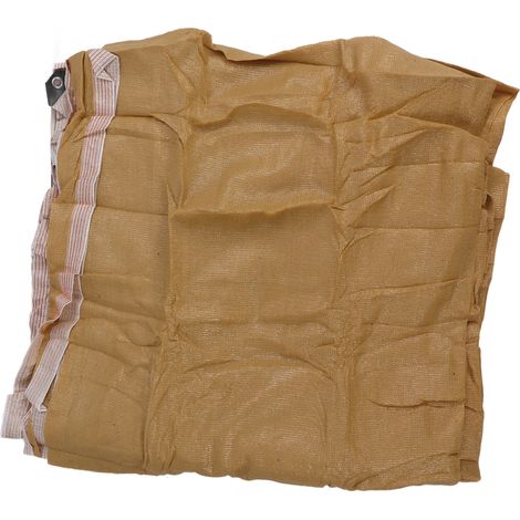 Voile d'ombrage anti-UV épaisse à fentes pour villa, cour ou extérieur, beige (1/5)