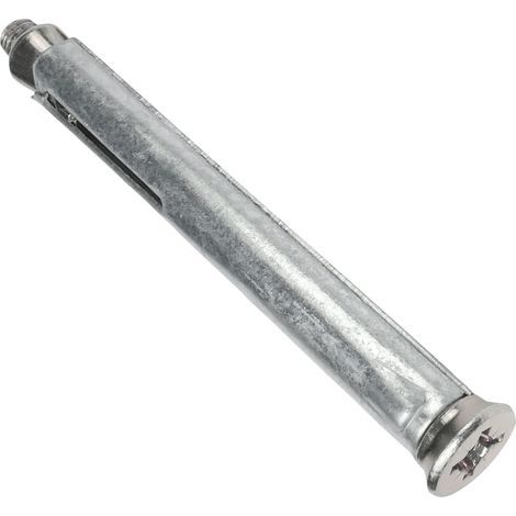 Lot de 10 Chevilles en métal à expansion Ø10x72 mm + 10 vis M6x87 mm à empreinte PZ 3 - en acier - pour cadre de fenêtre/béton/brique pleine (1/3)