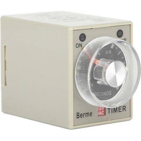 AH3‑3 Einschaltverzögerungs-Timer-Zeitrelais AC 220V 50/60Hz(1S)