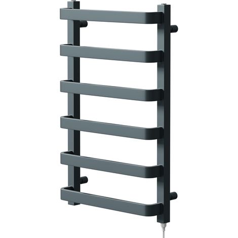 Milton Anthracite 800mm x 500mm Electric Heated Towel Rail (1/5)