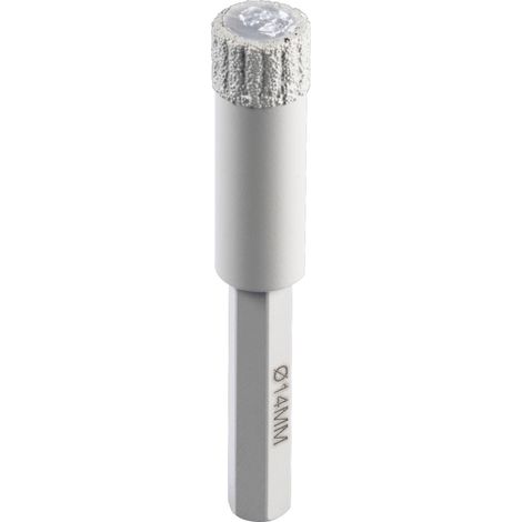 Forêt diamant DB 600 F Supra Ø 14 mm - perçage à sec carrelage - Klingspor 325528 (1/3)