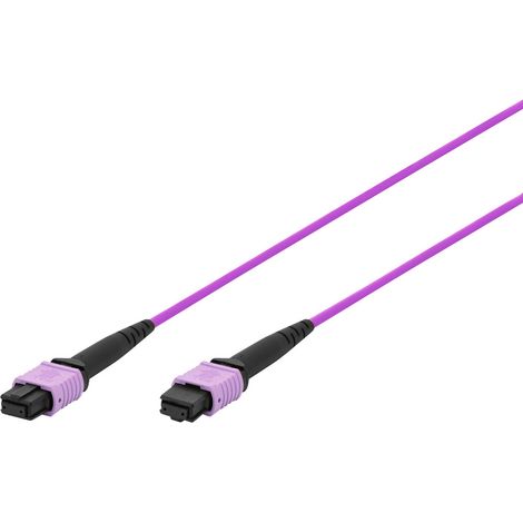 Digitus DK-2566-20/4 RJ45 Patchkabel 20 m Violett, Schwarz extrem dünn, flexibler Innenleiter, Gla