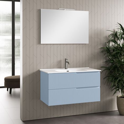Composizione 4 pezzi ZIP azzurro tiffany (1/5)