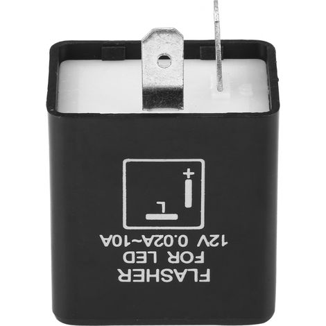 Décodeur relais clignoteur électronique 2 broches 12V pour clignotants LED voiture (1/5)