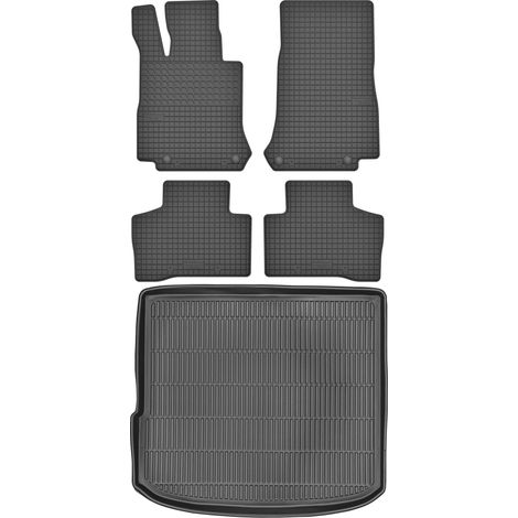 Juego de alfombrillas de goma para coche y alfombrilla para maletero para Mercedes GLC C253 Coupé (a partir de 2018). (1/5)