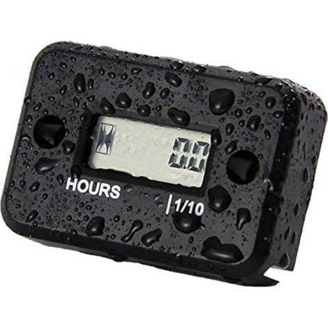 Compteur d'heures induction étanche pour moto, motocross, motoneige, motocross Noir (1/5)