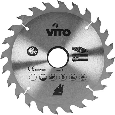 Lame scie circulaire Diam 180 x 1,8mm 24 dents Scies Alesage 30mm VITO