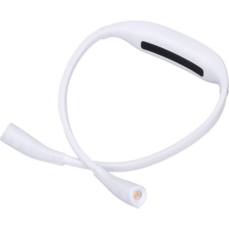 Nackenleselampe, USB-wiederaufladbar, tragbare LED-Nackenleuchte zum Lesen und Reparieren, Weiß (1/5)