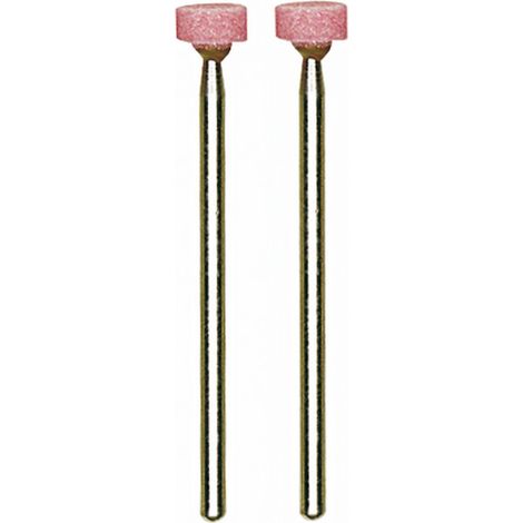 5 Mole Abrasive per Ghisa Acciaio Legati e nobilitati - Codolo ø2,35 mm Mola a rotella  ø6 mm - 28776 (1/2)