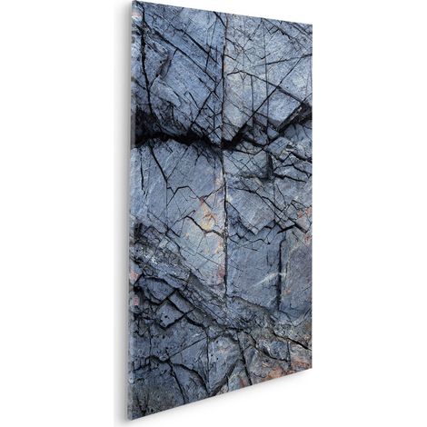 Komar Canvasbild Wellenbrecher - 90 x 60 cm - Bild auf Keilrahmen - Maritim (1/2)