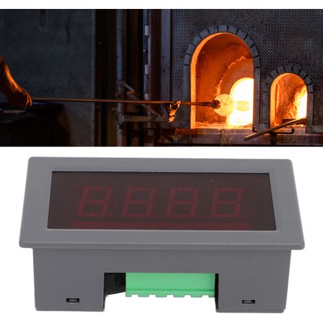 Thermomètre numérique LED YB5140TM-Z DC12V avec alarme, régulateur de température à affichage numérique PT100, plage de mesure : -199,9 à 600 °C (1/5)