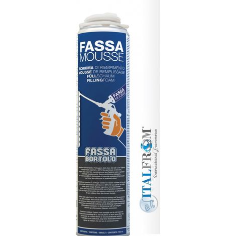 FASSA MOUSSE - Schiuma per la sigillatura dei giunti (0-4 mm) tra le lastre di isolamento termico