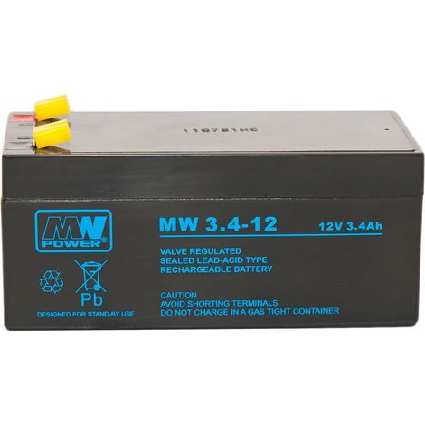 MW 3.4-12: batteria AGM 12V/3.4Ah 1346766 (T1)