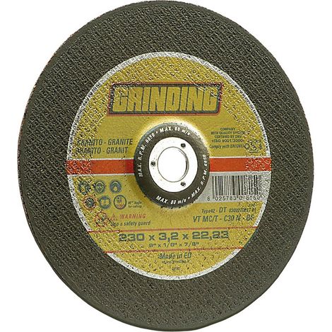 25PZ MOLA ABRASIVA PER GRANITO ø 230 x 3,2
