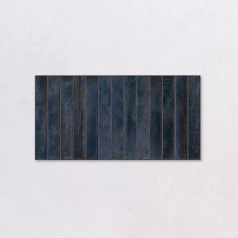 Carrelage Effet Zellige EASY 32x62.5 cm Long Blue Mykonos Mat