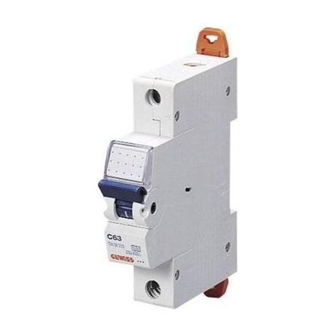 Gewiss LEITUNGSSCHUTZSCHALTER - MT 100 - 1P CHARAKTERISTIK B 16A - 1 TE, GW92508