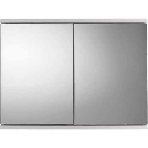 Croydex Simple 2 Door Self-Assembly Bathroom Cabinet, White 45 x 60- Simplicity (1/5)