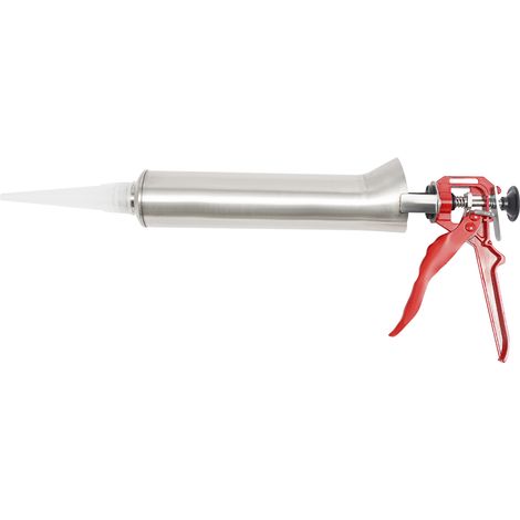 Virellio – Pistolet à jointoyer – Pistolet extrudeur à ciment – 3 embouts interchangeables – Pour joints de carrelage et murs (2-5 mm) (1/5)