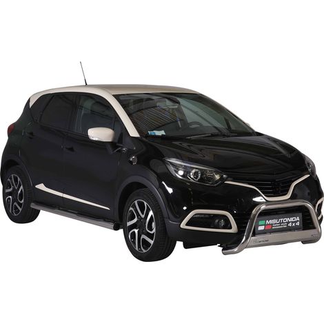 Pare-buffle Avant pour Renault Captur 2013-2017 63 mm en Acier Gris (1/5)