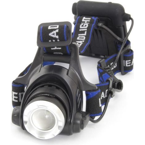 HONORNIC - Lampe Torche Frontale - ESPERANZA - Orion - LED CREE T6 - 600 Lumens - Aluminium Durable (1/3)