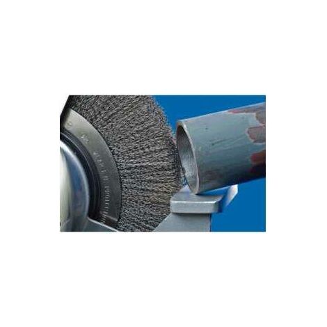 PFERD TOOLS Rundbürste breit ungezopft RBU Ø180x25xvariable Bohrung Stahl-Draht-Ø0,30 Schleifbock (1/5)