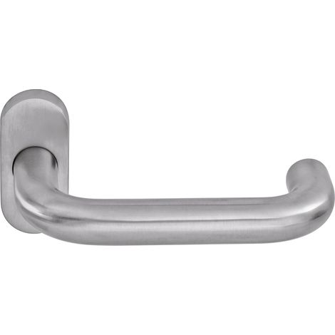 OGRO Drückerlochteil PREMIUM 8100/6620 - mit Rosette, Edelstahl matt (1/4)