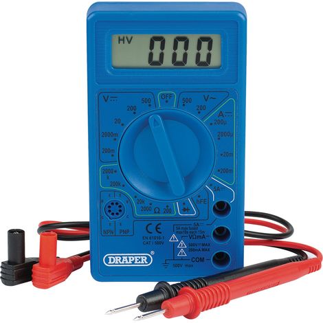 Draper Pocket Digital Multimeter Model 68476 – Compact, Accurate Electrical Testing Tool
